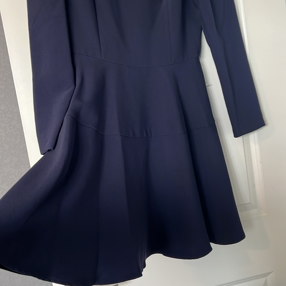 Gal Meets Glam Classic Navy Long Sleeve Dress - Picture 3 of 6